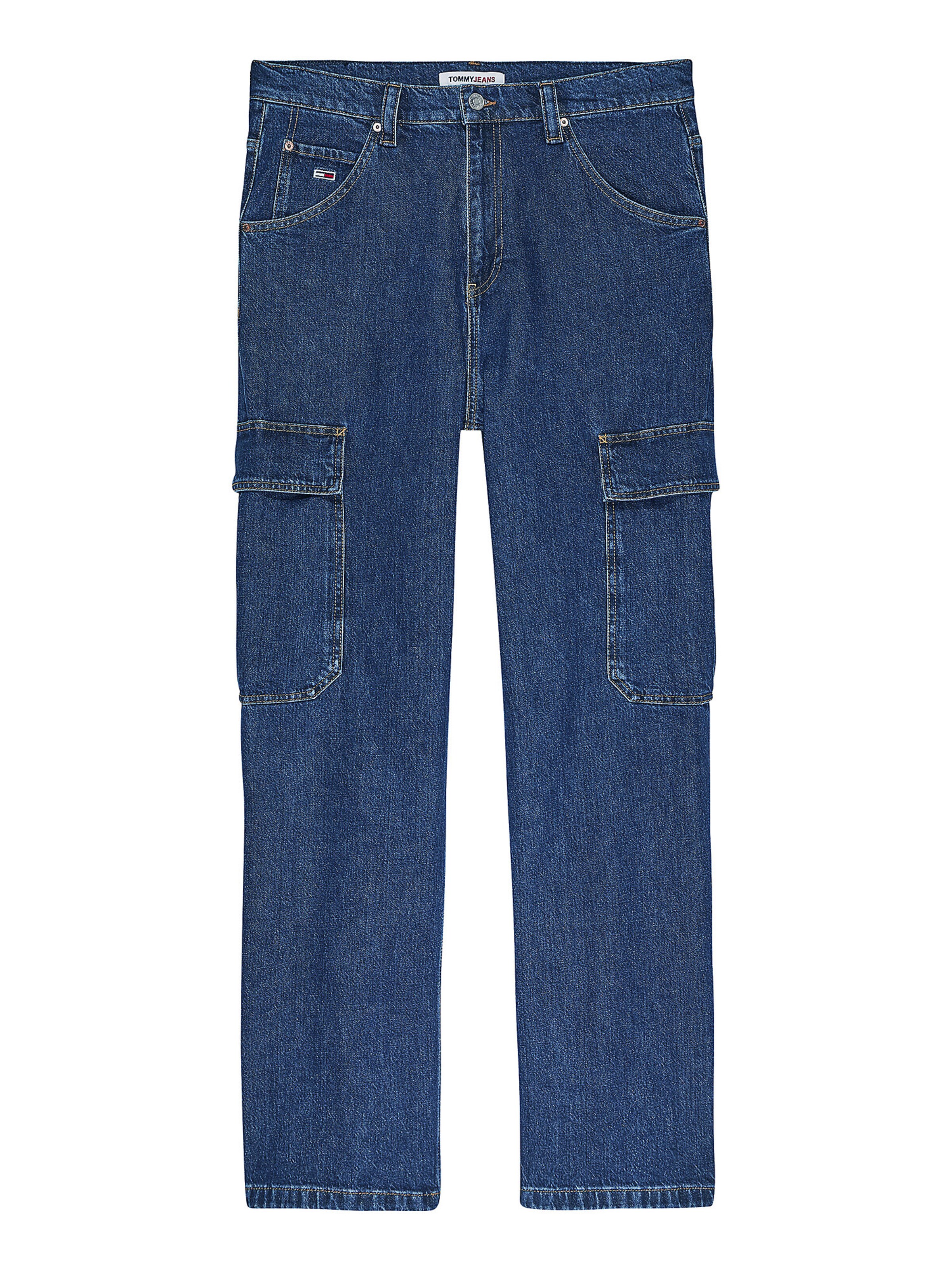 Loosefit Jeans cargo 'Aiden' di Tommy Jeans in blu: frontale
