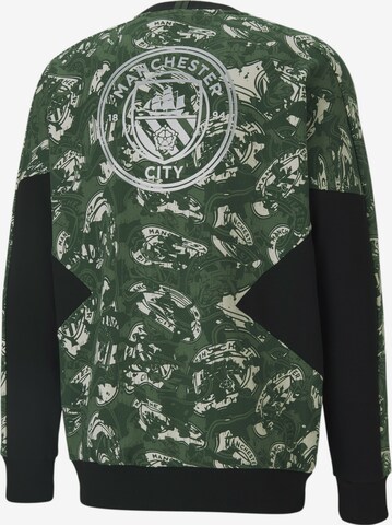 zaļš PUMA Sportiska tipa džemperis 'Manchester City'