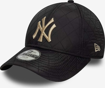 NEW ERA Hat 'Chyt Quilted 9Forty Neyyan Blkstn' in Black: front