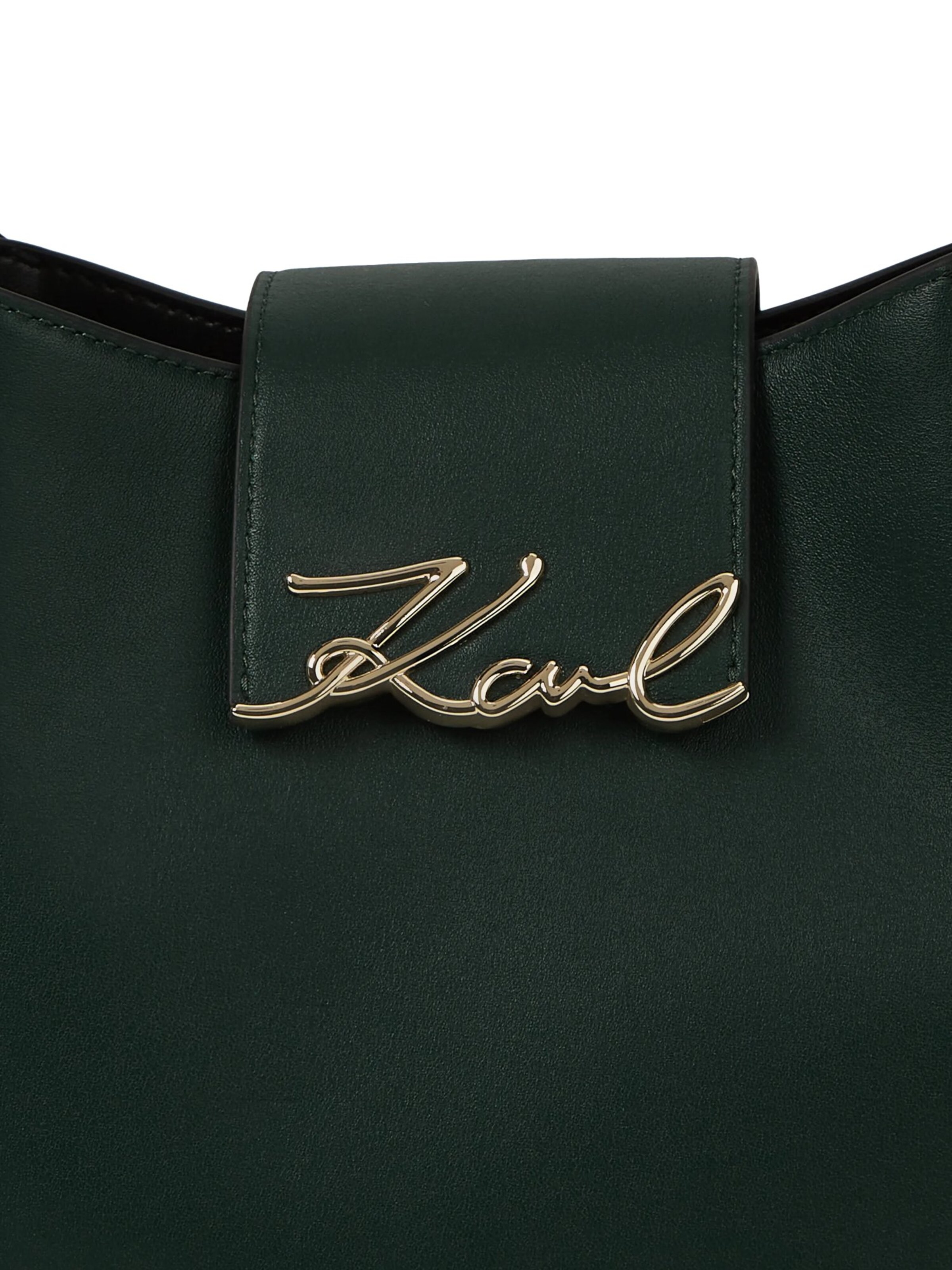 Karl Lagerfeld - Bolso de hombro en verde