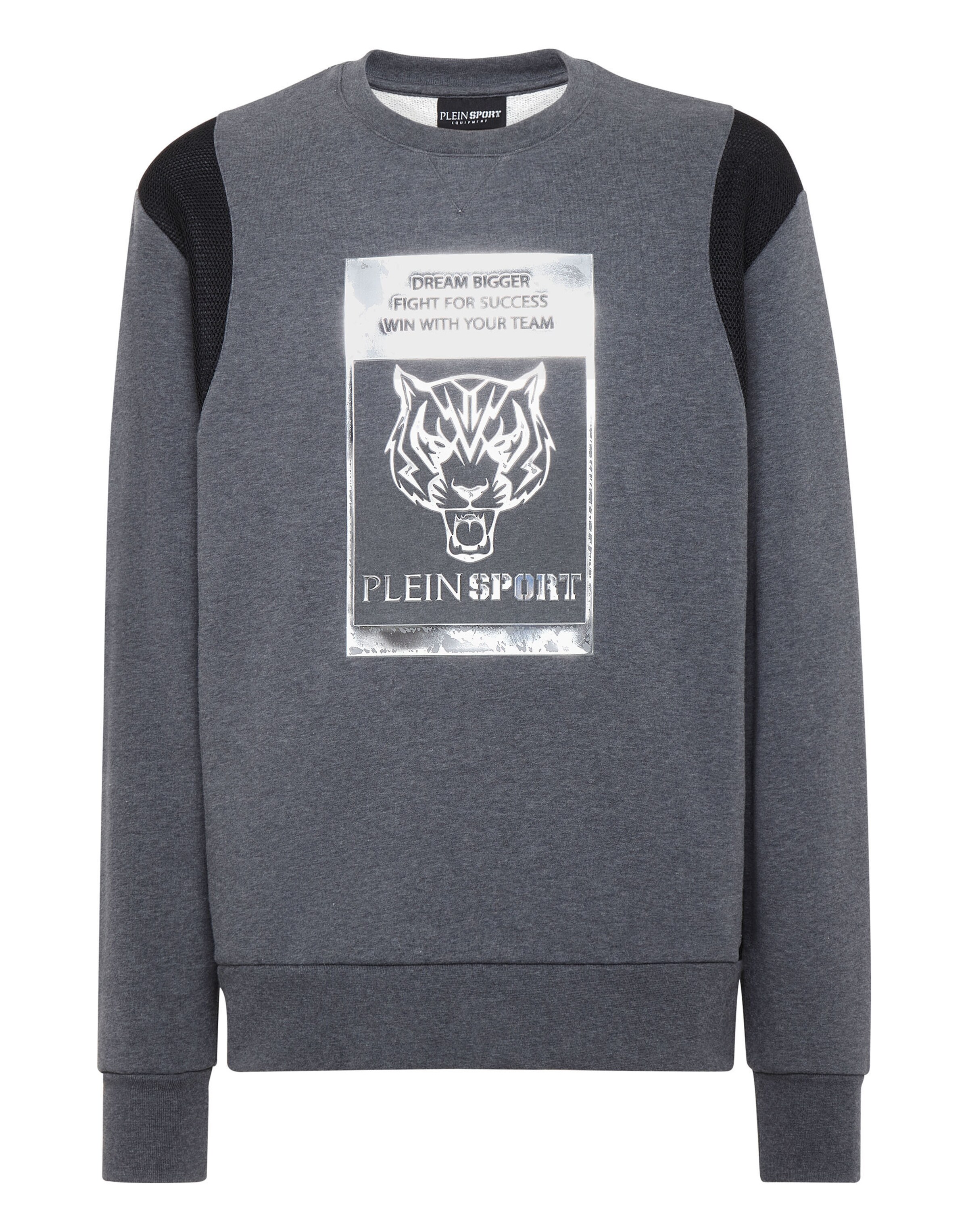 Plein Sport - Sudadera 'Tiger' en gris: frente