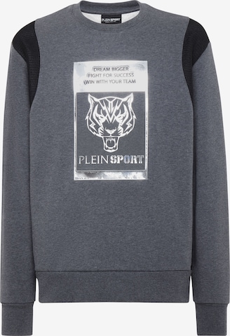 Sweat-shirt 'Tiger' Plein Sport en gris : devant
