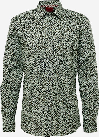 HUGO Red Regular fit Button Up Shirt 'Elisha02' in Green: front