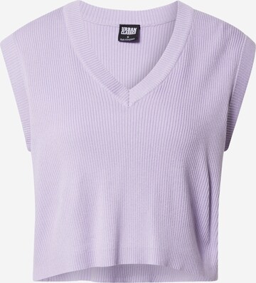 Urban Classics Knitted top in Purple: front