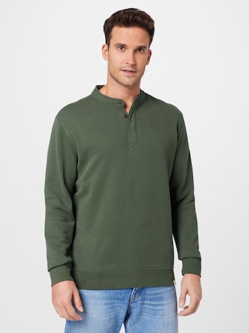 NOWADAYS Sweatshirt 'Grandad' in Green: front