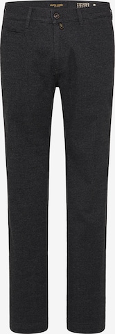 PIERRE CARDIN Chino Pants 'Lyon' in Black: front