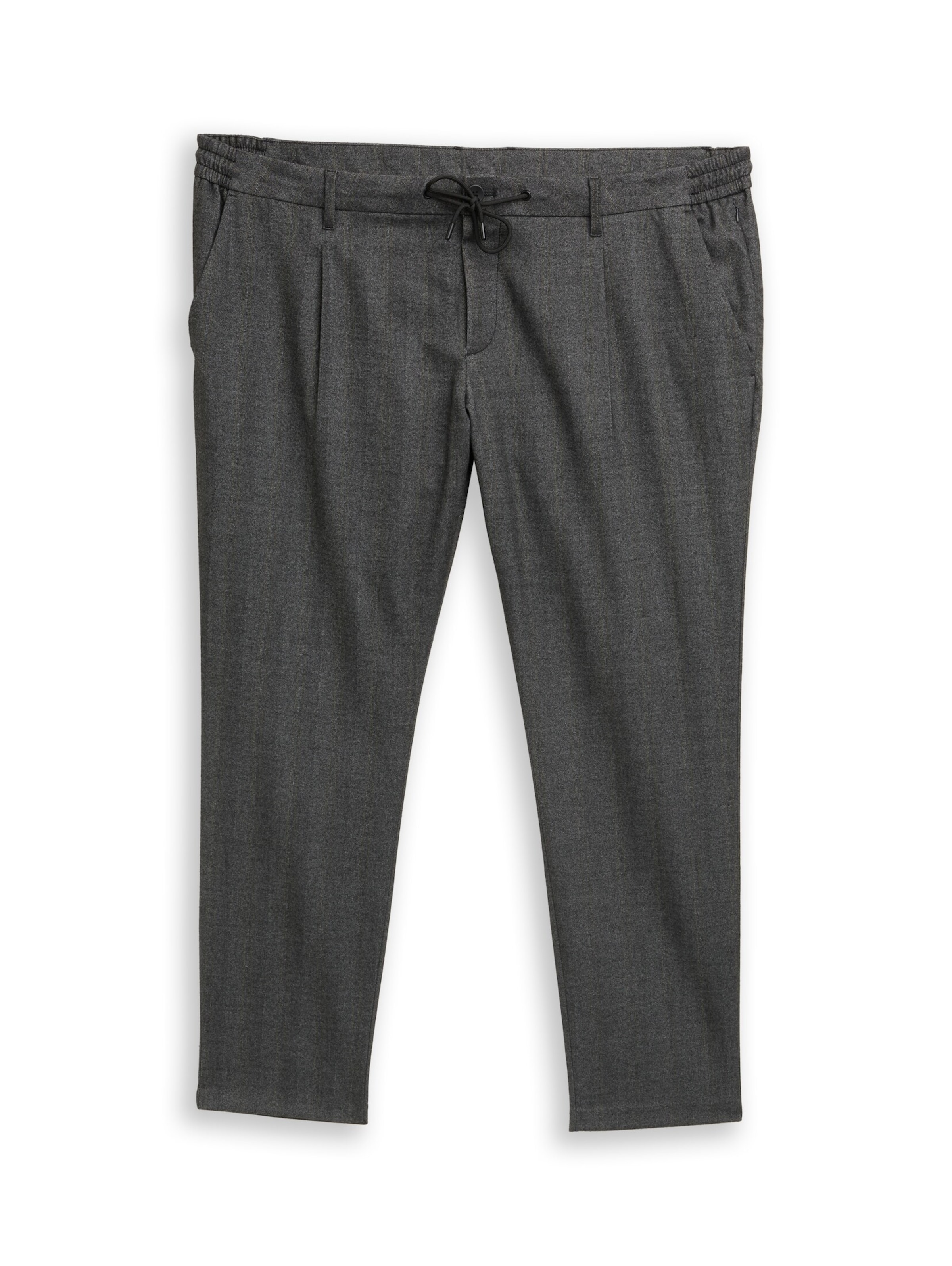 TOM TAILOR Men + Regular Chino trousers in Grey: front
