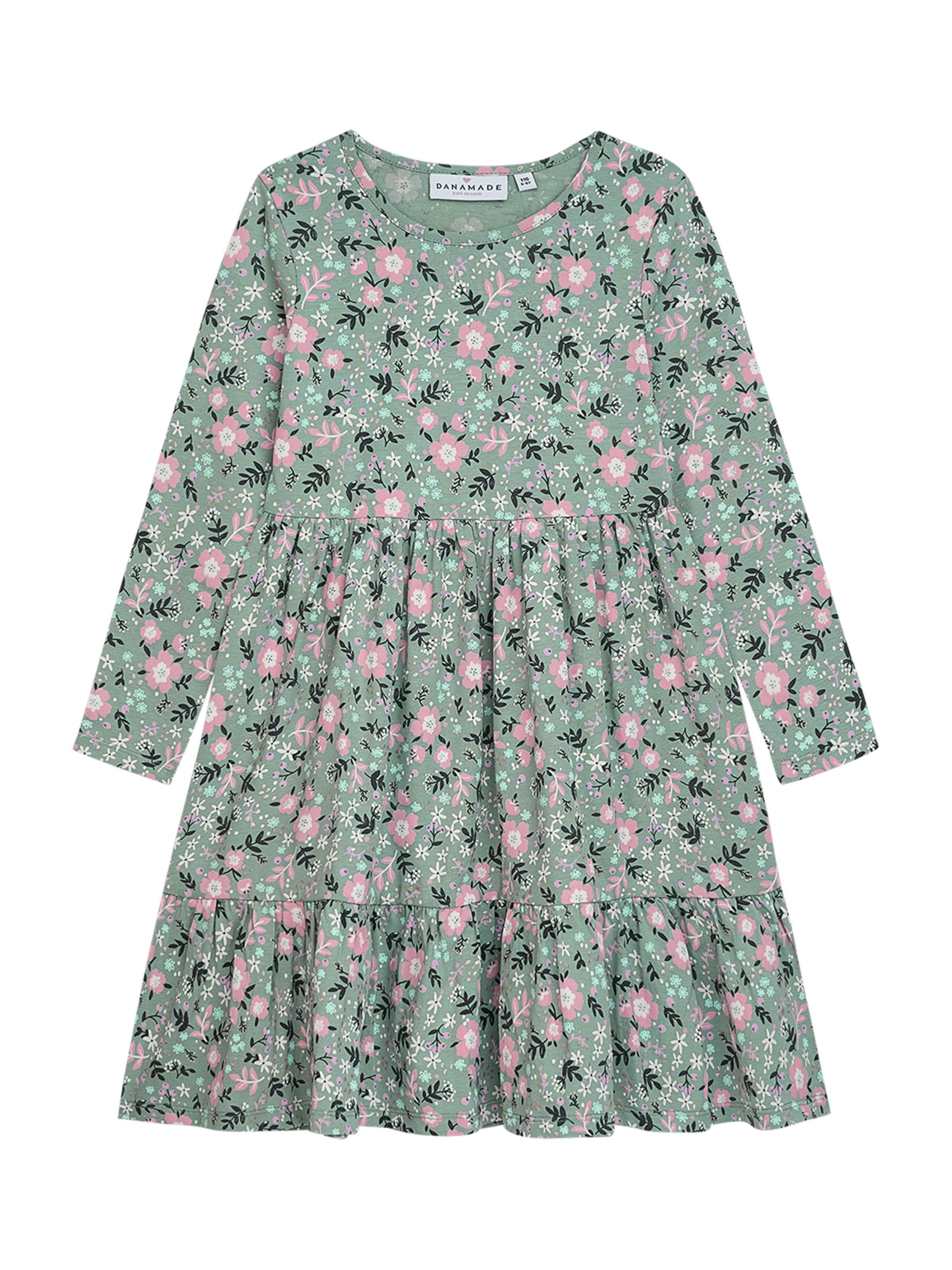 Abito di Danamade in verde: frontale