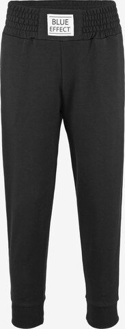 BLUE EFFECT Tapered Pants in Black: front