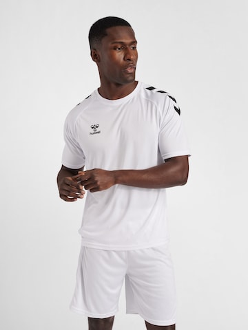 Hummel Funkcionalna majica | bela barva: sprednja stran