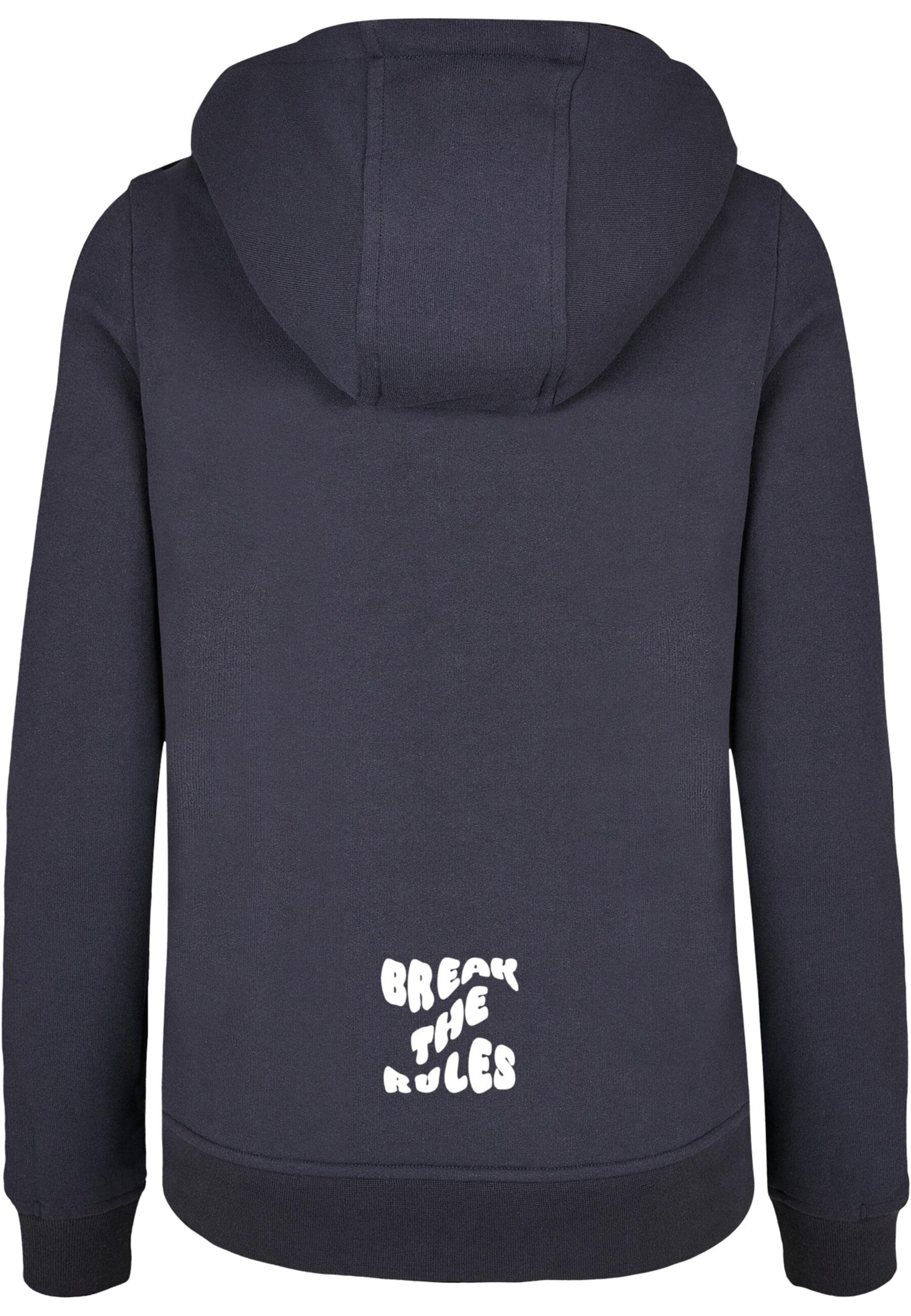 Merchcode Sweatshirt 'Break The Rules' in Blau