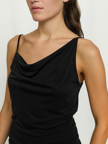 Top ' SRElla ' de la Soft Rebels pe negru: față