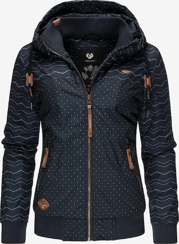 Ragwear Between-season jacket in Blue: front