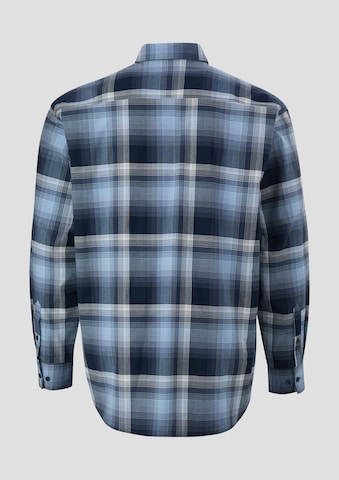 s.Oliver Men Big Sizes Regular Fit Hemd in Blau