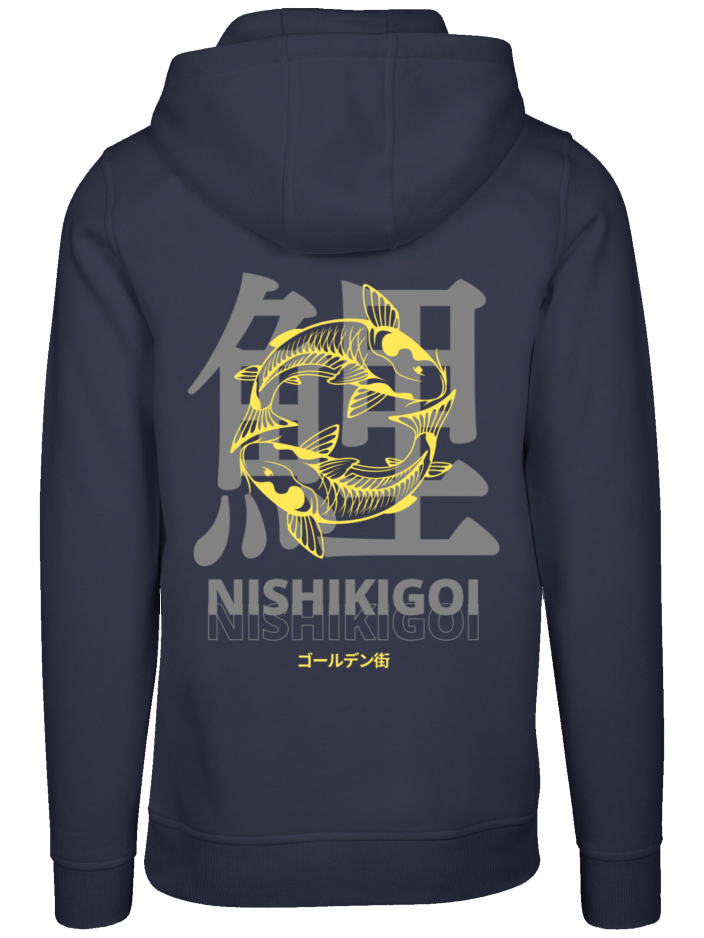 F4NT4STIC Sweatshirt 'Koi Golden Gai' in Blauw