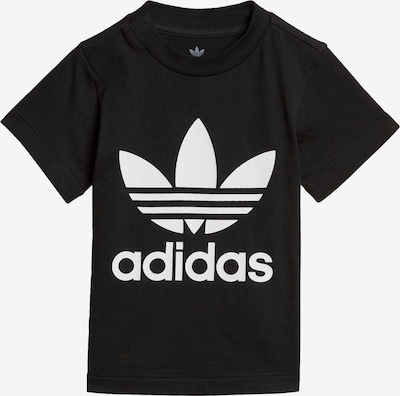 ADIDAS ORIGINALS Camiseta 'Trefoil' en negro / blanco, Vista del producto
