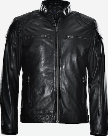 JCC Lederjacke in Schwarz: Vorderseite