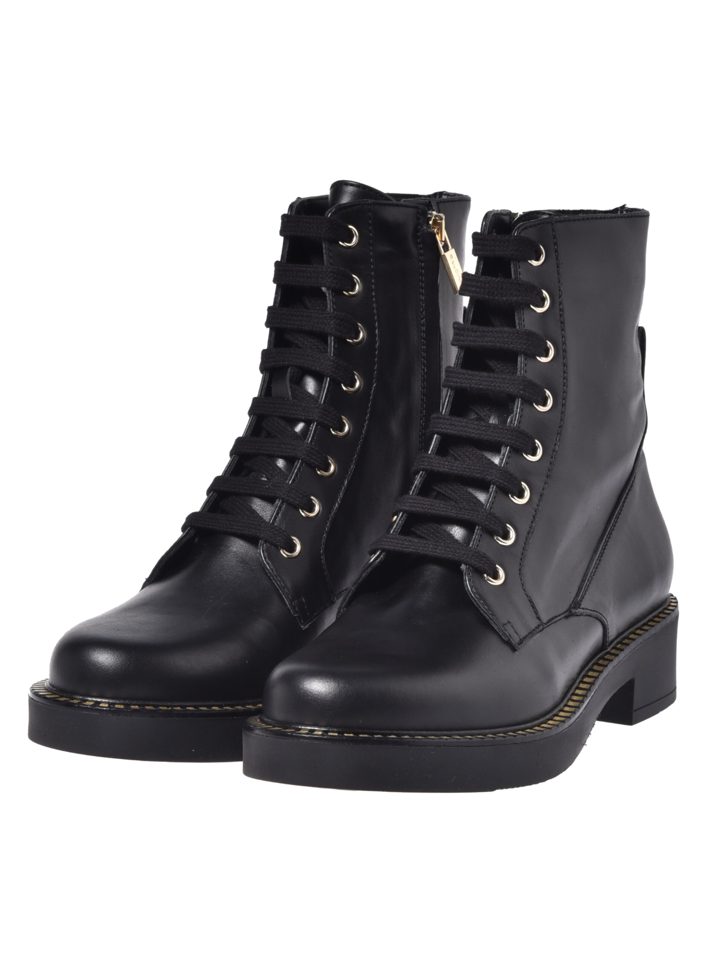 BALDININI Lace-up bootie in Black