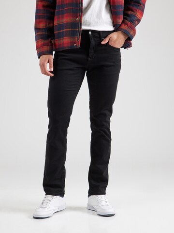 Skinny Jeans 'SCANTON' di Tommy Jeans in nero: frontale