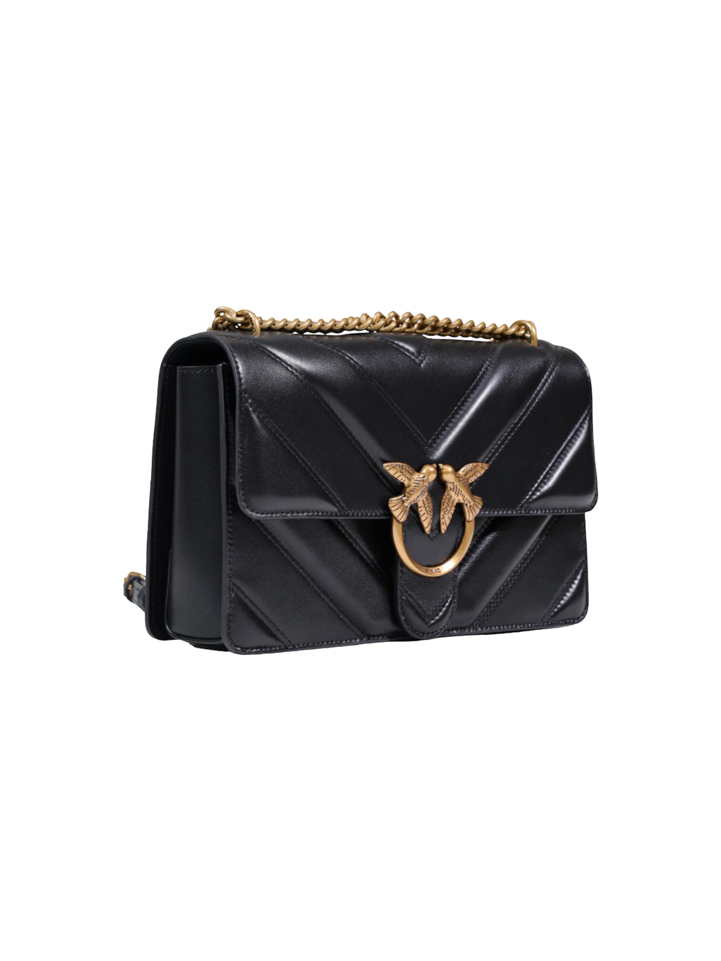 Borsa a spalla 'LOVE ONE CLASSIC LIGHT DC 104549 A26Z' di PINKO in nero