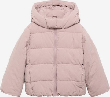 MANGO KIDS Winter Jacket 'Valeria' in Pink: front