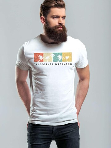 Neverless Shirt 'California Dreaming' in White