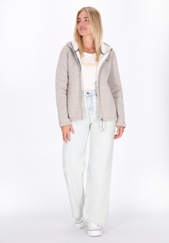 Schmuddelwedda Fleece jas in Beige