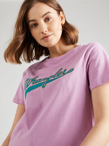 T-shirt WRANGLER en violet