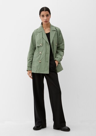 s.Oliver Between-Seasons Coat in Green