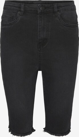 Vero Moda Petite Skinny Jeans 'LOA' in Zwart: voorkant