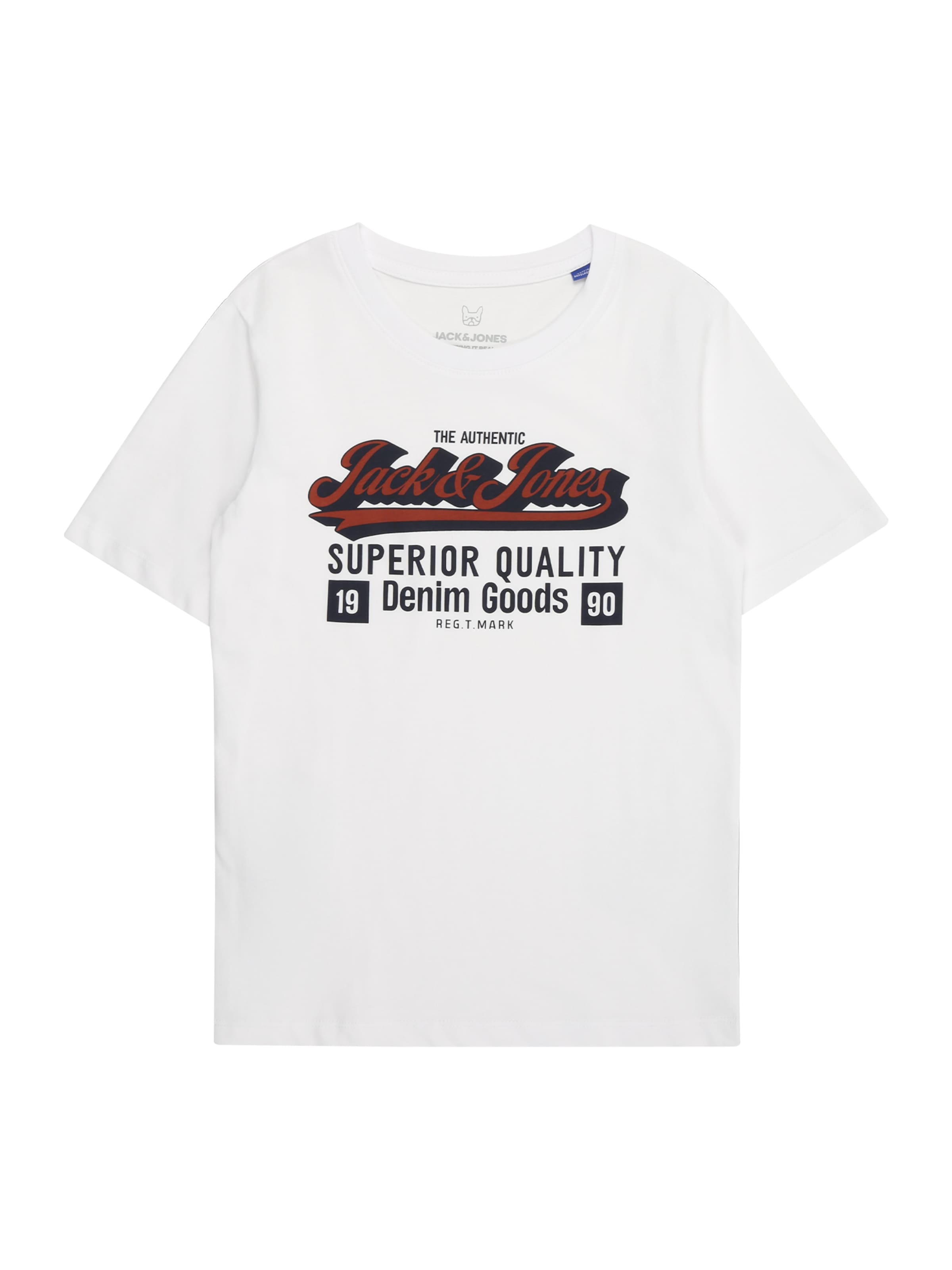 T-Shirt Jack & Jones Junior en blanc : devant