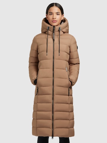 Manteau mi-saison 'Simmie' khujo en marron : devant
