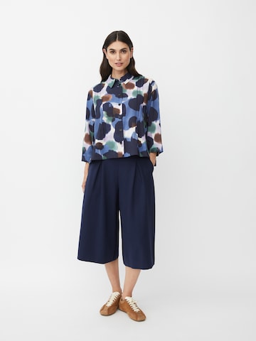 Chemisier 'MaIbilisan' Masai en bleu : devant