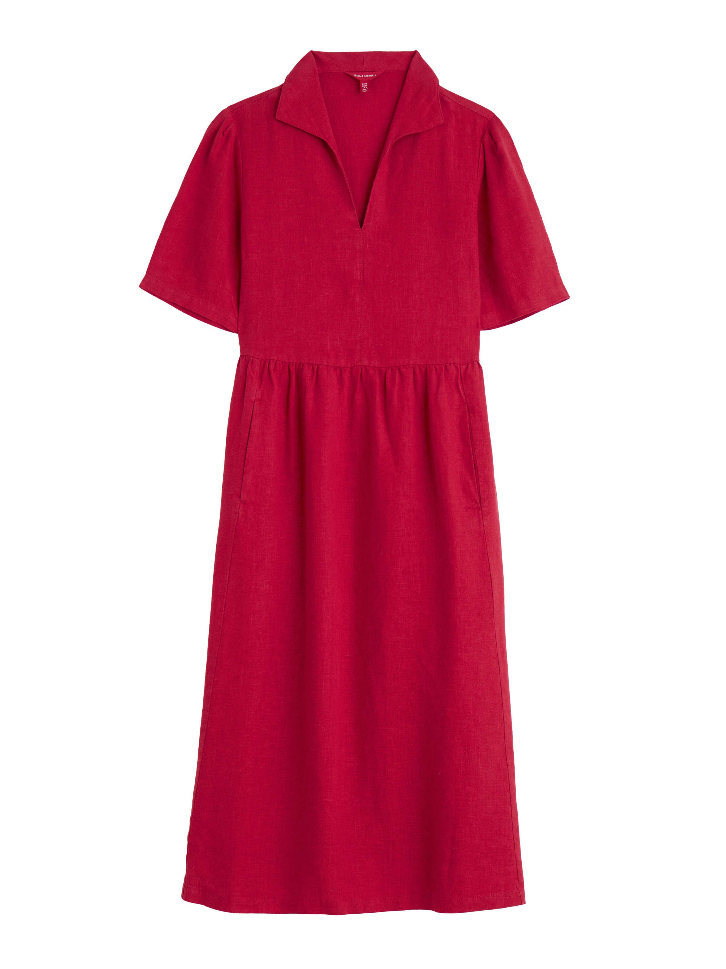 Seasalt Cornwall Šaty – červená: přední strana