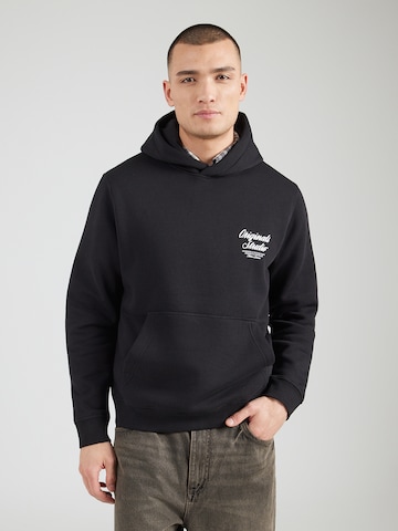 JACK & JONES Mikina 'JWHNORREBRO' – černá: přední strana
