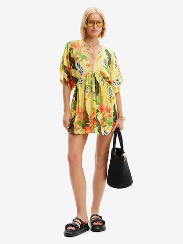 Desigual - Vestido de praia em amarelo