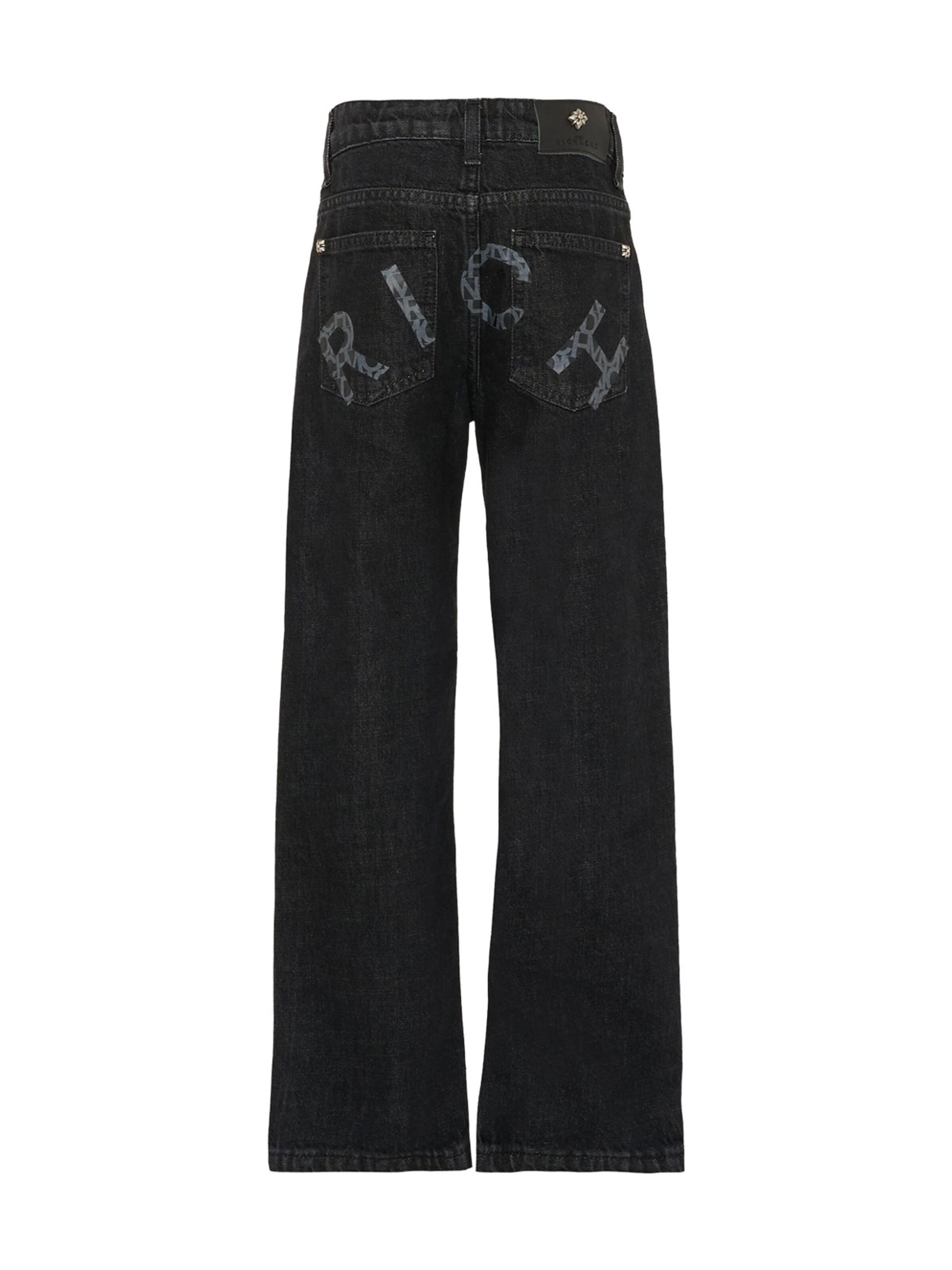 John Richmond - Loosefit Vaquero en negro