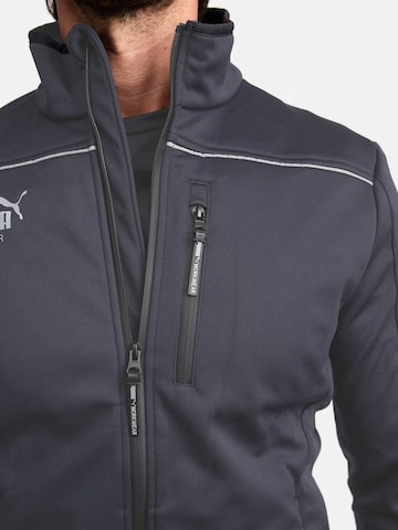 PUMA Workwear Outdoor jacket 'Puma Workwear Essentials Softshelljacke' in Grey