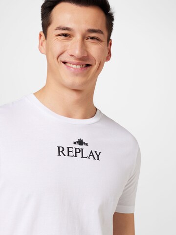 REPLAY T-Shirt in Weiß