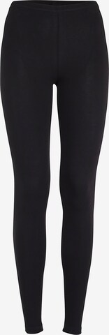 Coupe slim Leggings 'KOKOS' Fransa en noir : devant