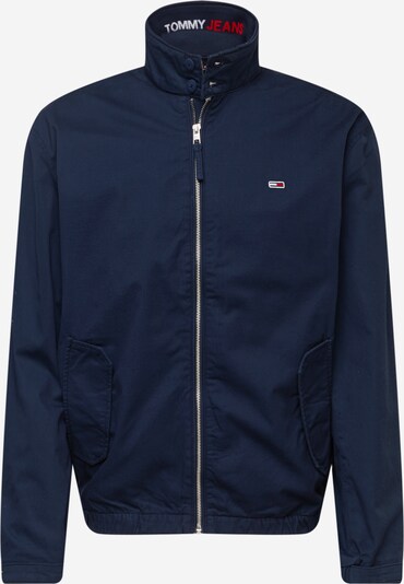 Tommy Jeans Veste mi-saison 'MODERN HARRINGTON' en bleu marine / rouge feu / blanc, Vue avec produit