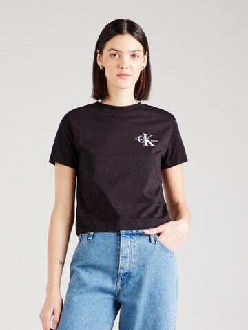 juoda Calvin Klein Jeans Marškinėliai: priekis