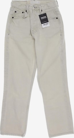 TOPSHOP Jeans in 25 in White: front
