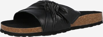 BULLBOXER Mules in Black: front