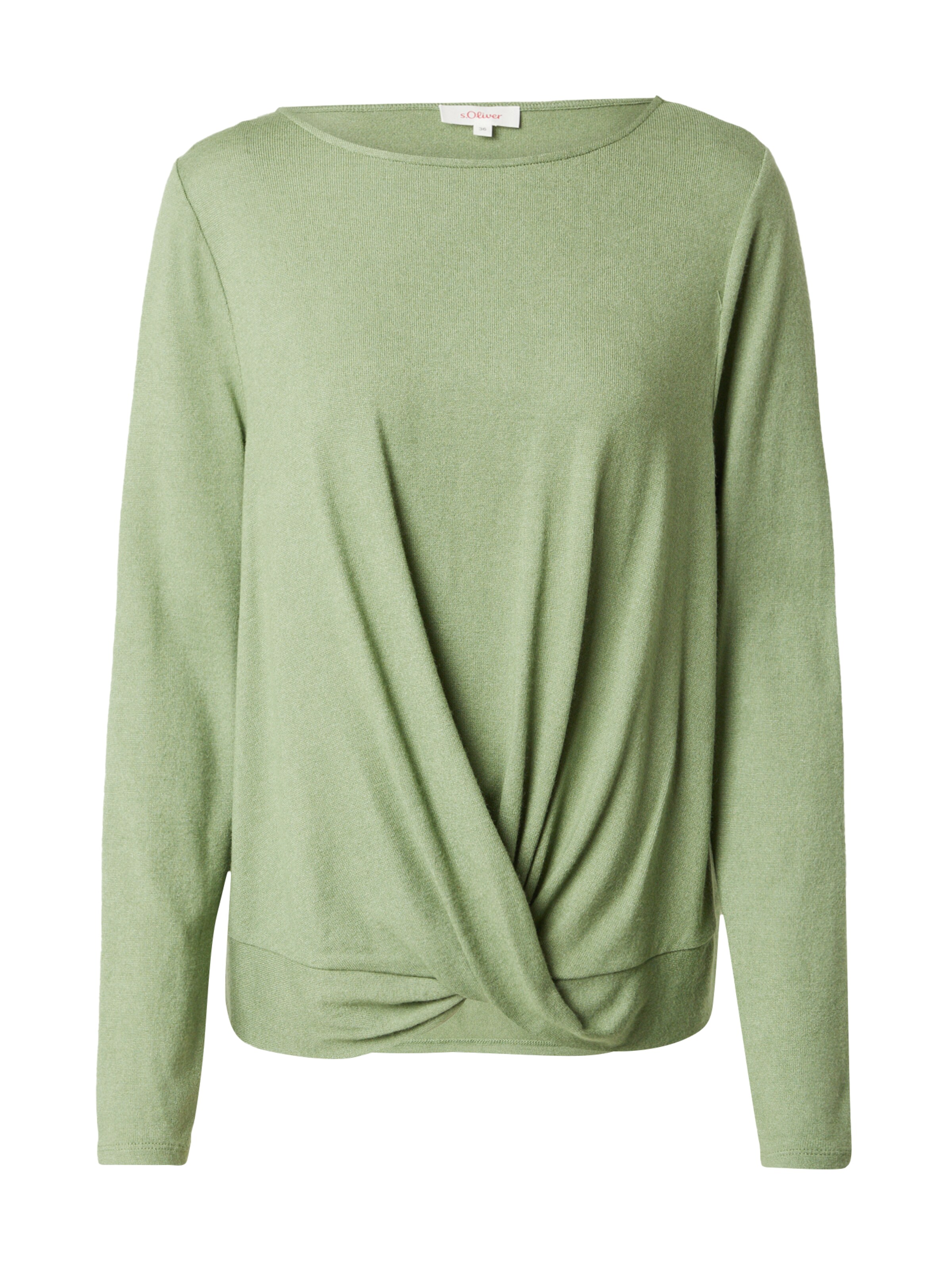 s.Oliver Shirt in Groen: voorkant