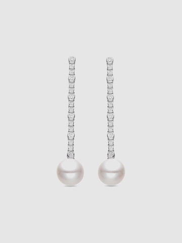 Boucles d'oreilles 'Nibar' Luxenter en argent : devant