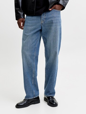 JACK & JONES - Folgado Calças de ganga 'JJIAlex JJCrew' em azul: frente
