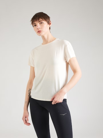 Hoka One One Funkční tričko 'ESSENTIAL' – bílá: přední strana