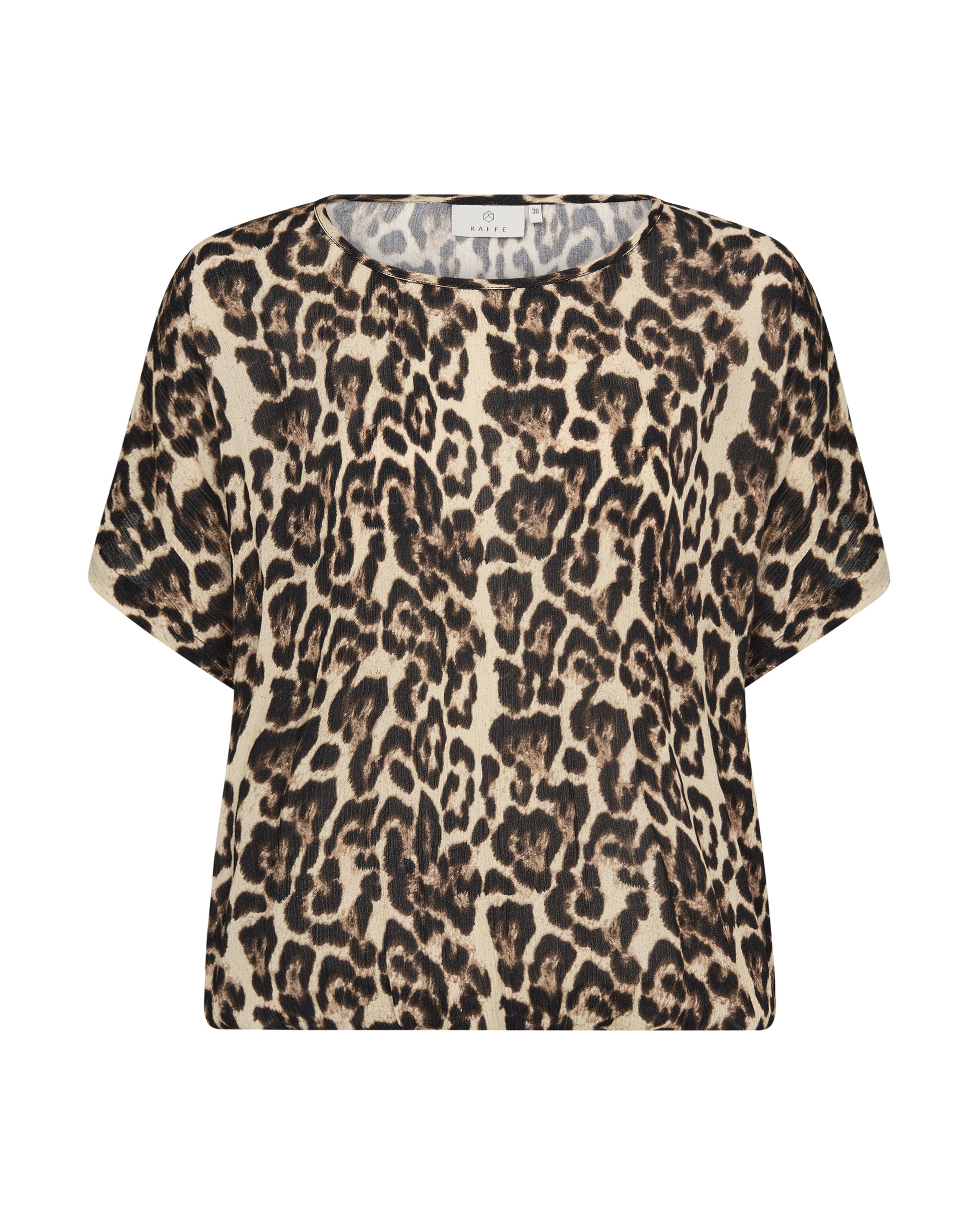 Kaffe Blúzka 'Amber' - Hnedá: predná strana