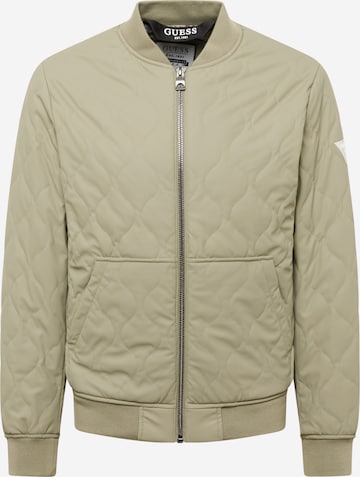 GUESS Between-Season Jacket in Green: front